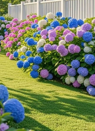 Hydrangea Seeds Mixed Colors – 200 Count – Grow Stunning Pastel & Bright Blooms