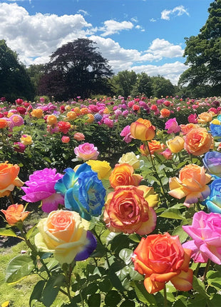Colorful Roses - Flowers of Good Luck