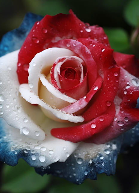 Rare Three-color Rose Seeds For Home Potted Garden