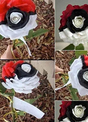 Pokémon rose - Rare red white black rose