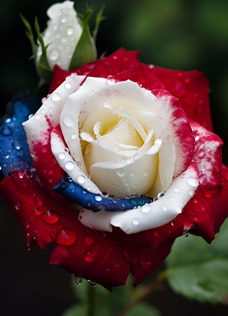 Rare Three-color Rose Seeds For Home Potted Garden