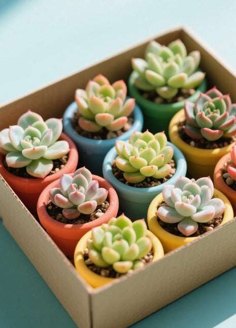 300pcs Mixed Succulent Seeds – Colorful, Low Maintenance Varieties for DIY Pots, Gardens, and Indoor Planters