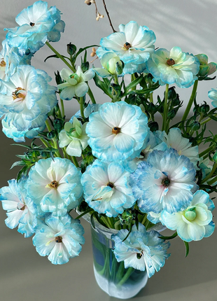 Light Blue Butterfly Peony Flower